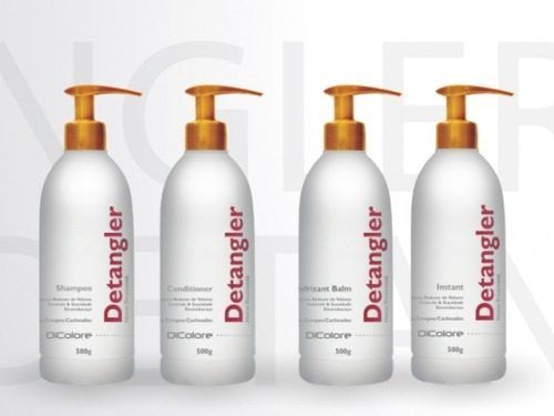 Sistema De Redutor De Volume Detangler Dicolore (4 Produtos)